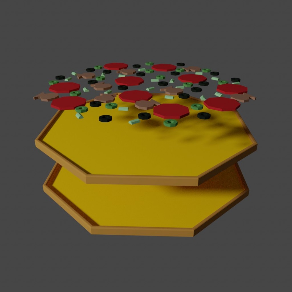 Low-Poly Pizza preview image 2